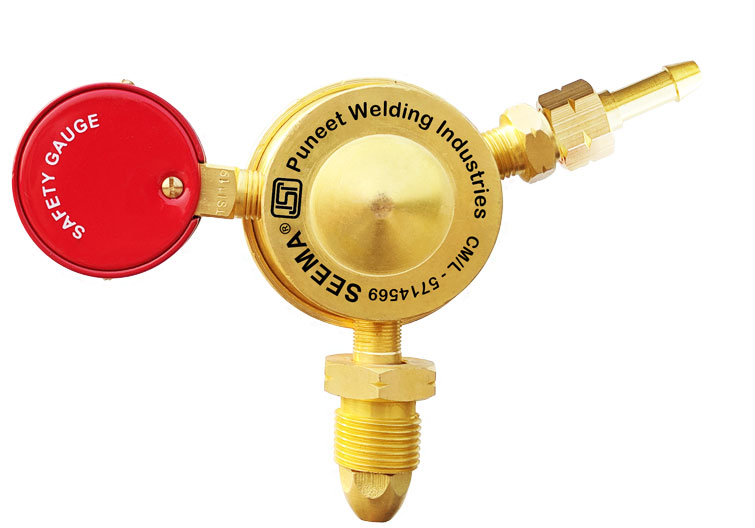 SEEMA Single Stage Single Gauge Acetylene Gas Pressure Regulator(Heavy Duty)