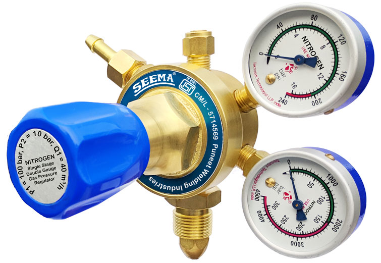 SEEMA Single Stage Nitrogen Gas Pressure Regulator(Heavy Duty)