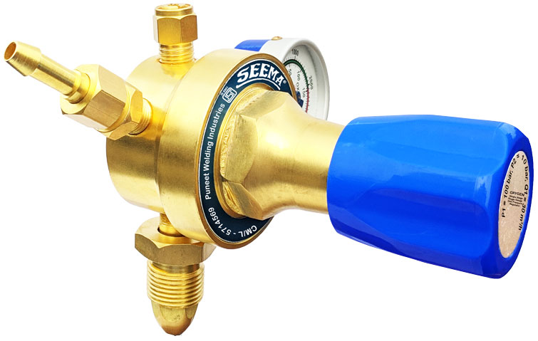 SEEMA Single Stage Single Gauge Oxygen Gas Pressure Regulator(Heavy Duty)