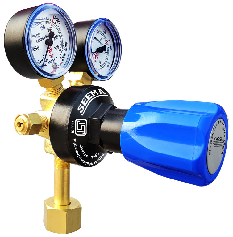 SEEMA Single Stage Carbon-dioxide Gas Pressure Regulator(New Model)