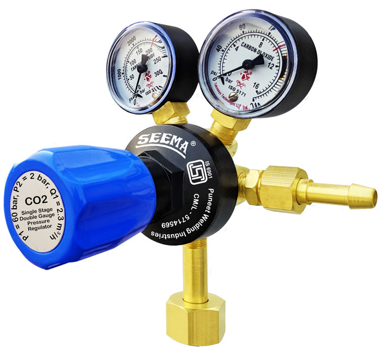 SEEMA Single Stage Carbon-dioxide Gas Pressure Regulator(New Model)
