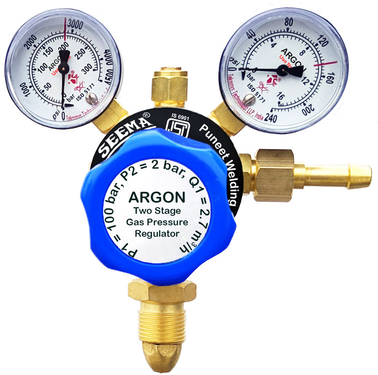 SEEMA Two Stage Argon Gas Pressure Regulator